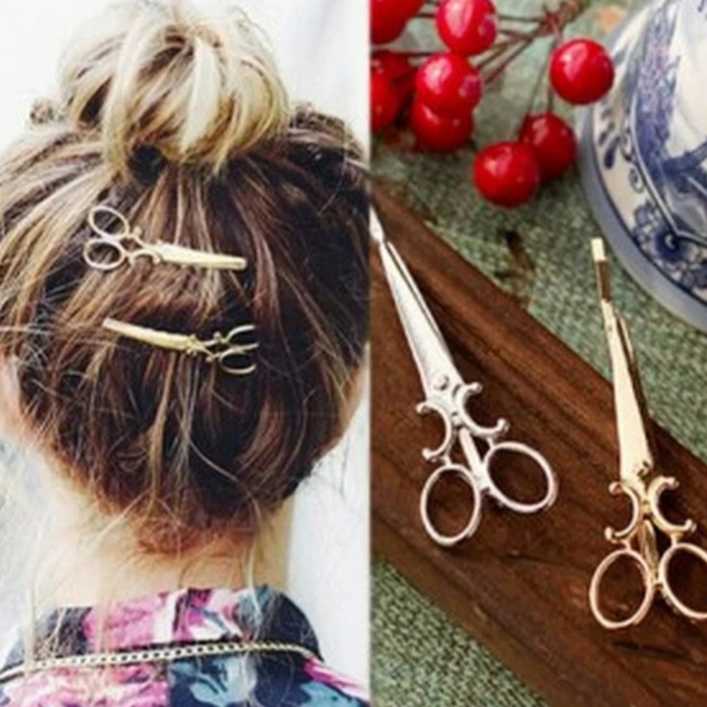 3 Sets of 2🔺️ Scissor Shape Hair Pins